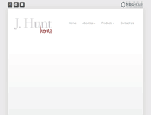 Tablet Screenshot of jhunthome.com